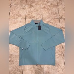 Peter Millar Crown Crafted Flex Adapt Wind Cheater Shell Jacket Blue Size XL